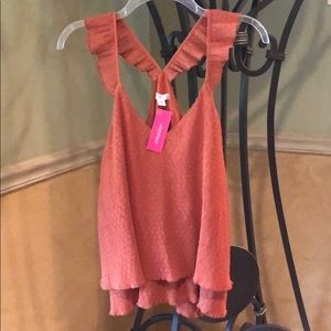 Sleeveless Burnt Orange Top